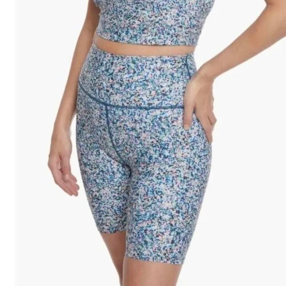 Sage Collective 7” High Rise Bike Shorts Size Large Ditsy Floral